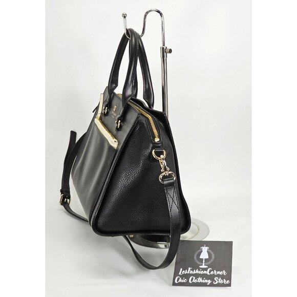 Kate Spade Women's Black Leather Mini Bernadine Hadley Street Satchel Handbag - Picture 5 of 16